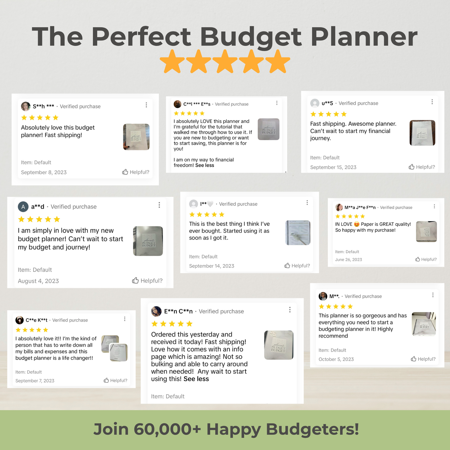 The #1 Viral TBB 12 Month Undated Budget Planner
