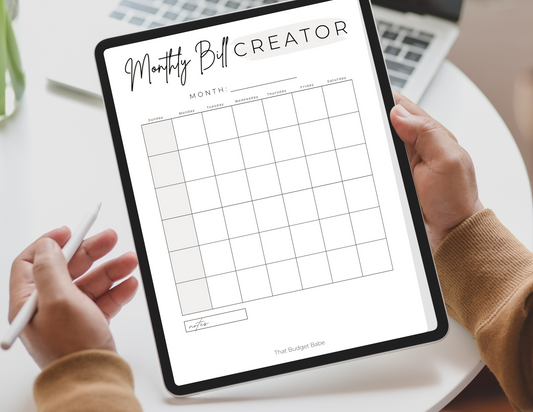 That Budget Babe Viral 12 Month Undated DIGITAL Budget Planner©